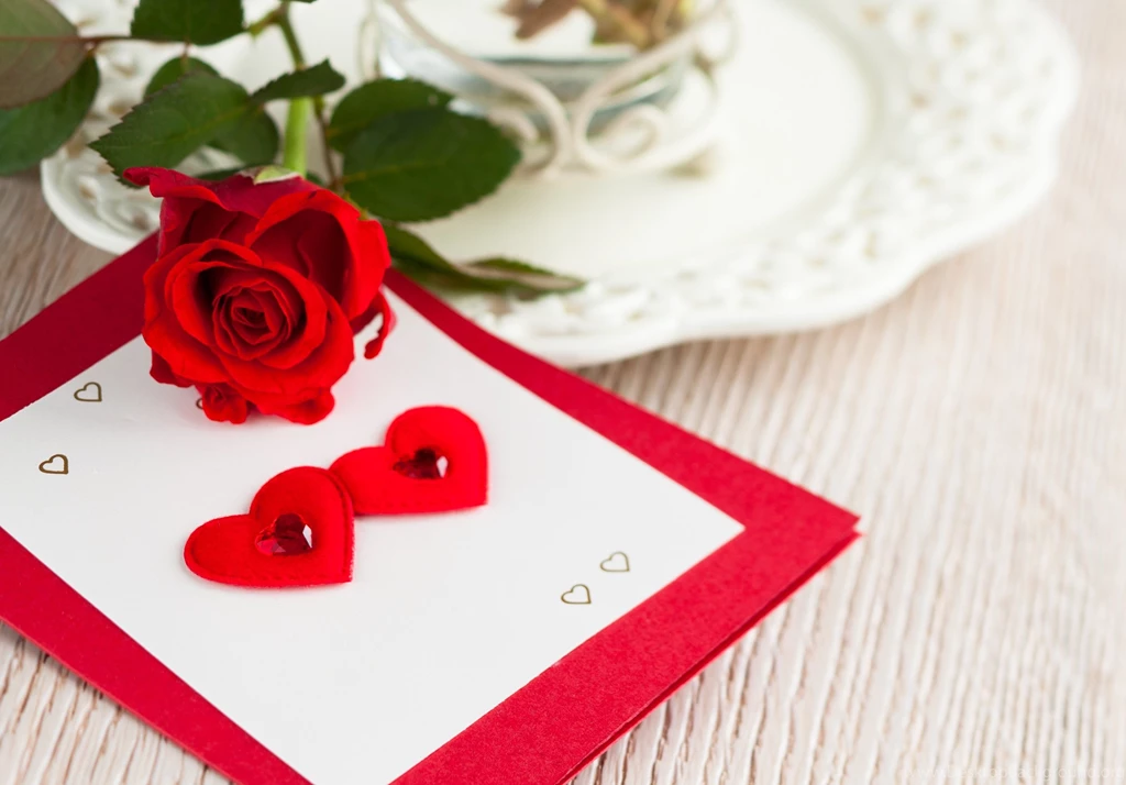 Hearts Valentines Day Red Rose Roses Rose Wallpapers