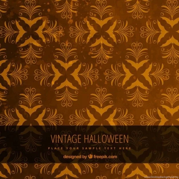 Vintage Halloween Backgrounds Vector