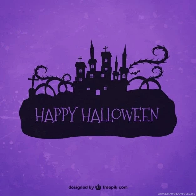 Purple Halloween Backgrounds Vector