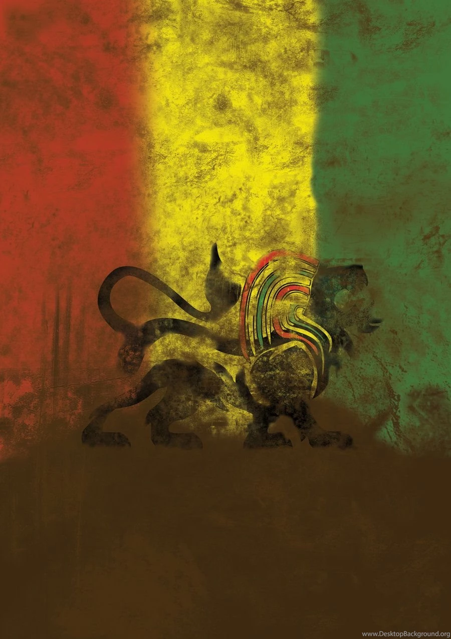 Rasta Lion Tattoo Wallpaper.
