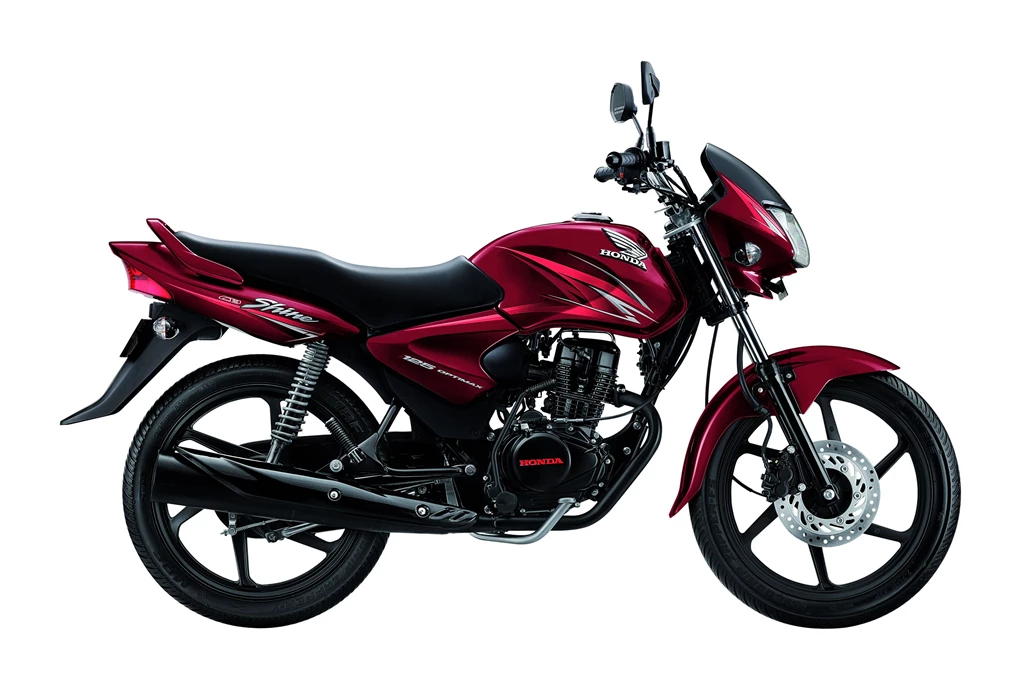 Honda Shine 125CC Bike In Red Color