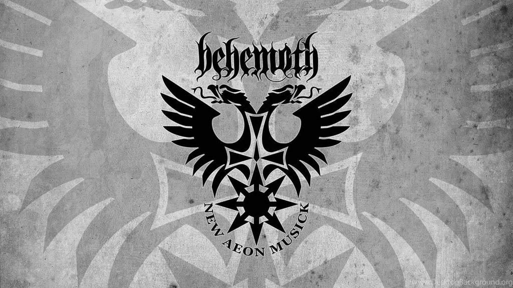 Behemoth Death Metal Emblem Logs Wallpapers (