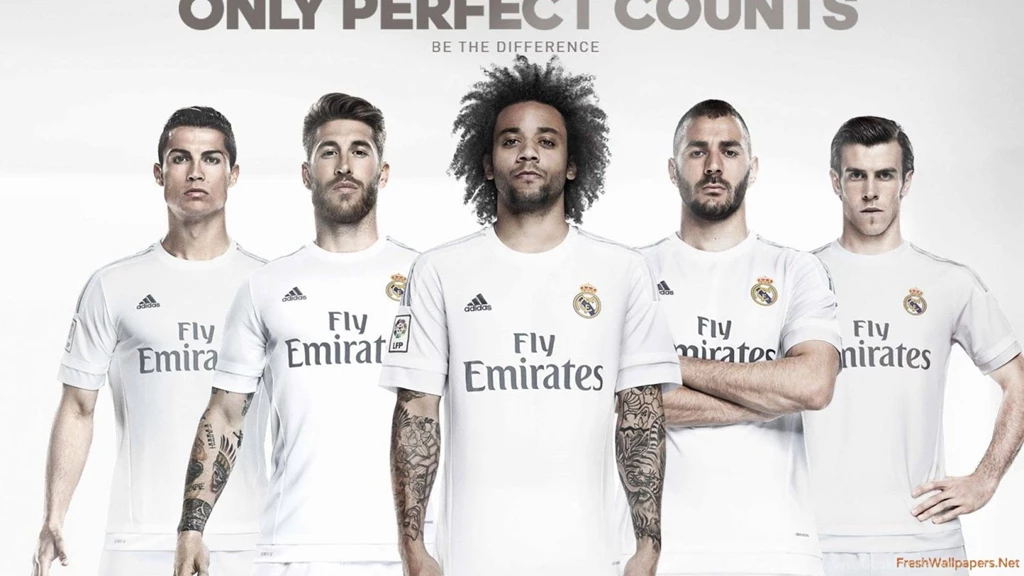 Real Madrid CF 2015 2016 Kit Wallpapers
