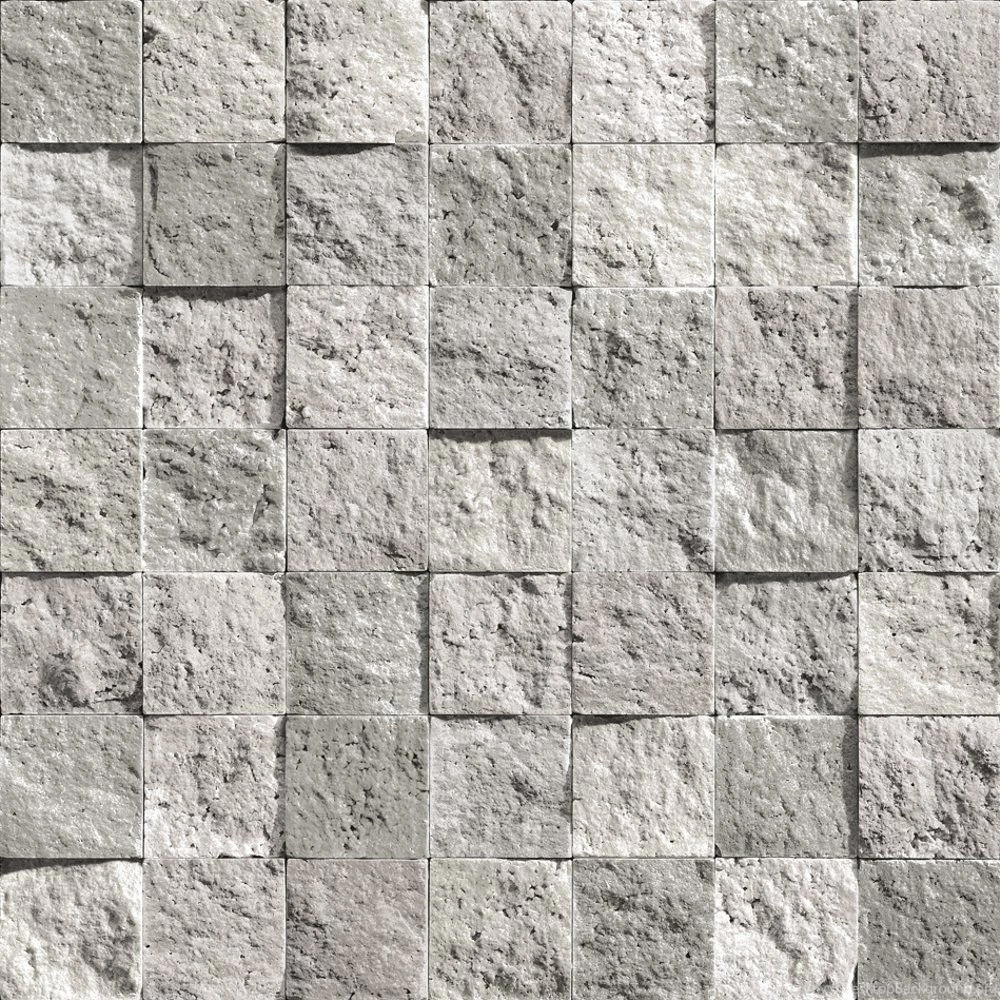 Muriva Bluff Square Tile Pattern Stone Brick Vinyl Wallpapers J19009
