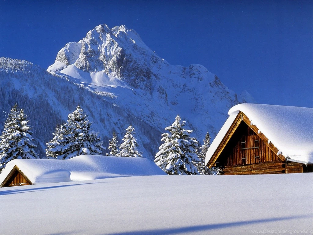 Winter Cabin HD Wallpapers