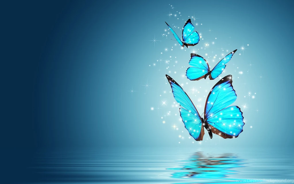 High Resolution Butterflies Blue Wallpapers Full Size ...