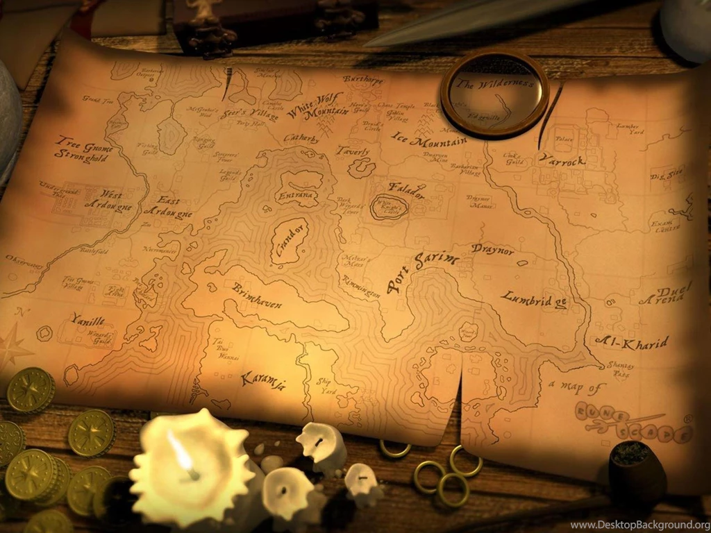 RUNESCAPE Fantasy Adventure Map Wallpapers