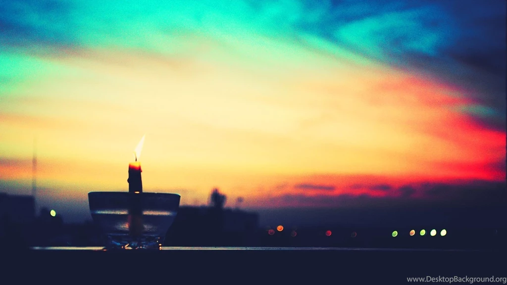 Download Wallpapers 1920x1080 Candle, Vase, Light, Dark Full HD ...