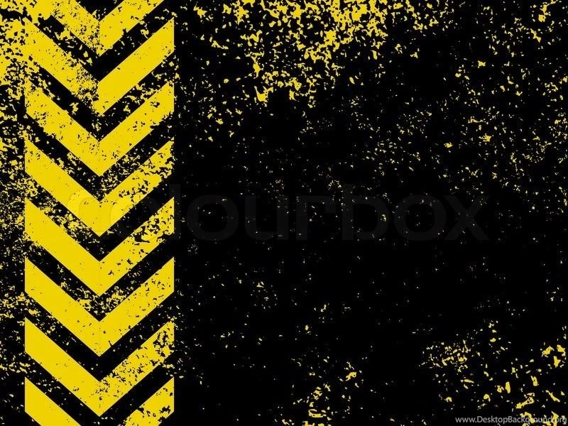A Grungy And Worn Hazard Stripes Texture