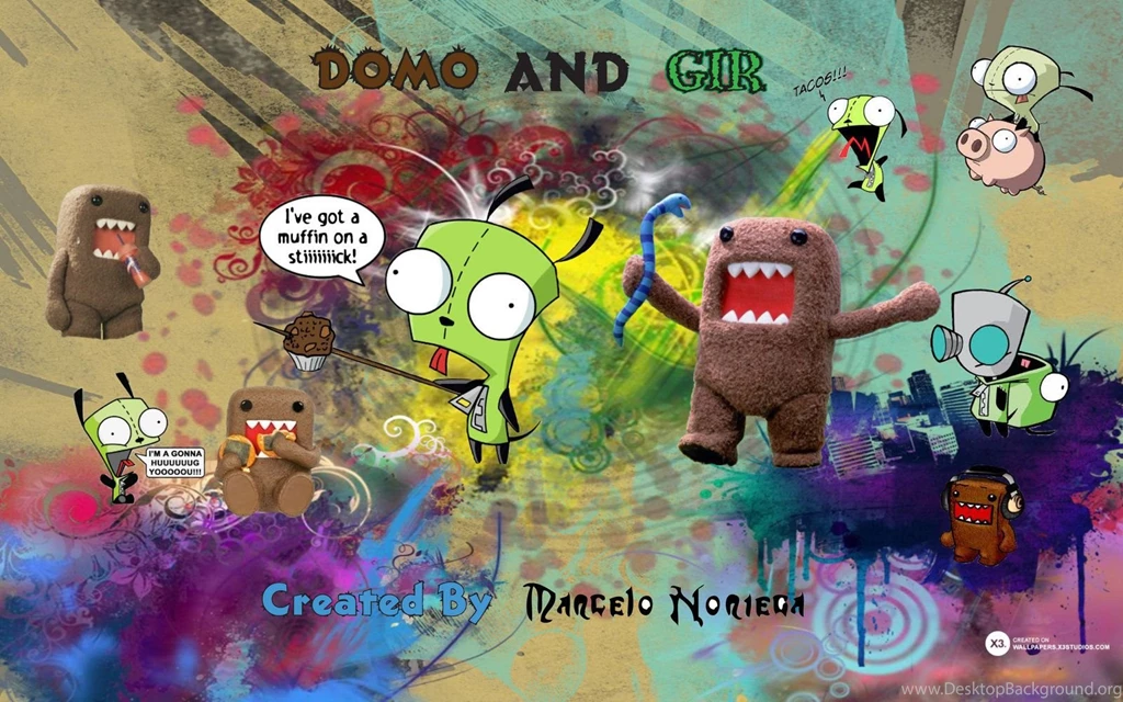 Domo And Gir Wallpapers By OneXwhoXhasXnoXsoul On DeviantArt