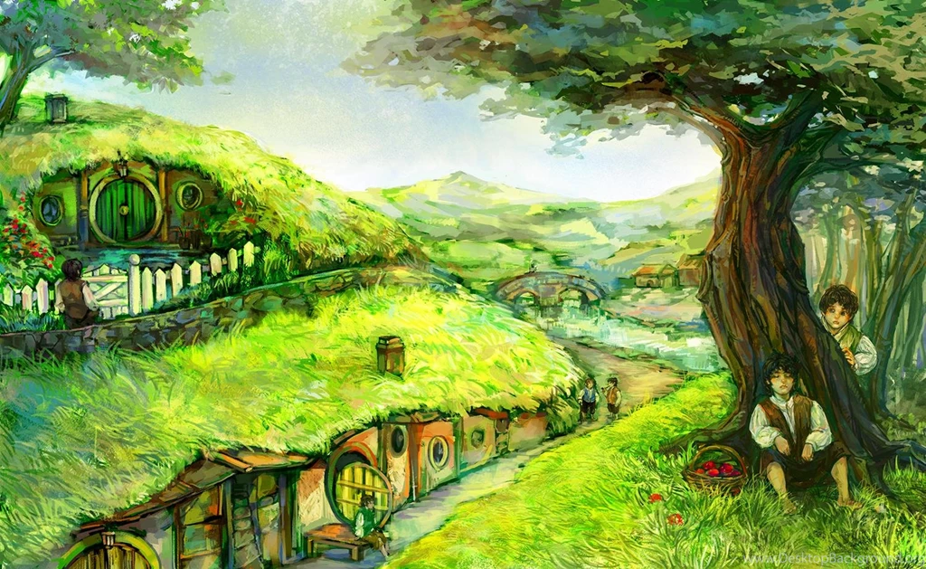 Lotr Shire Hobbit   (