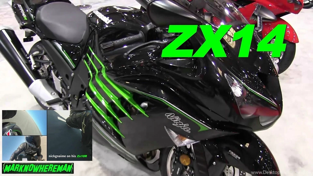 2013 Kawasaki NINJA ZX14 Walk Around Video + A NINJA ZX10R Rider ...