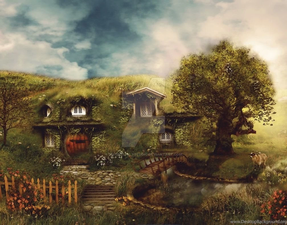 The Shire: A Hobbit House By GingerKellyStudio On DeviantArt