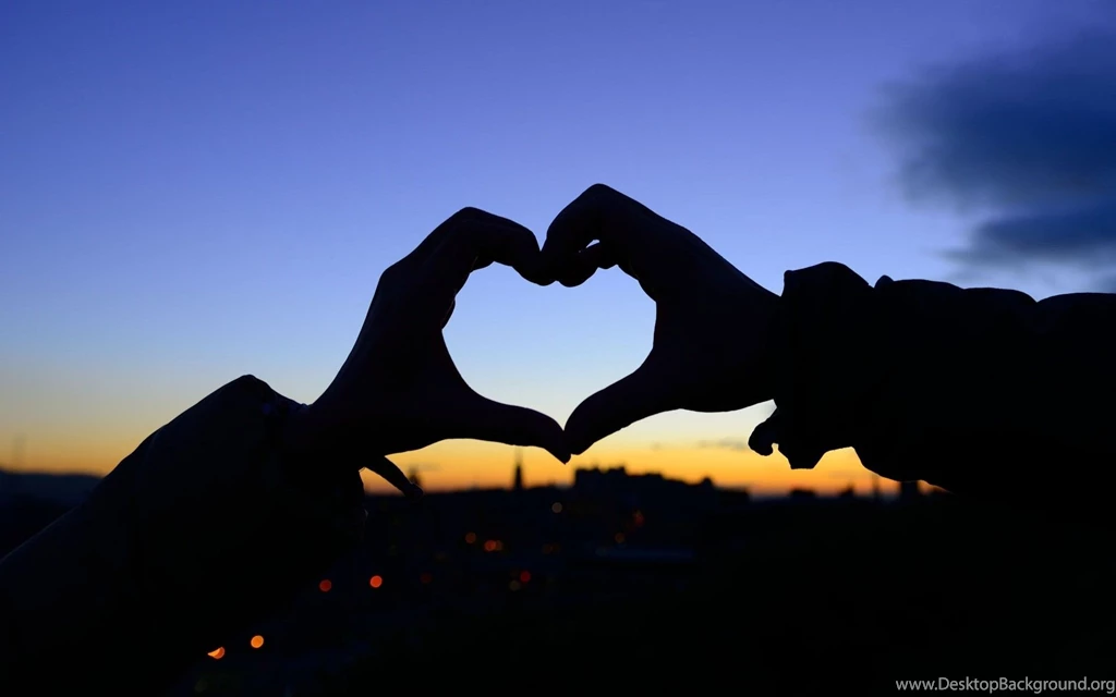 Finger Heart Cute Love Couple Wallpapers Free Download