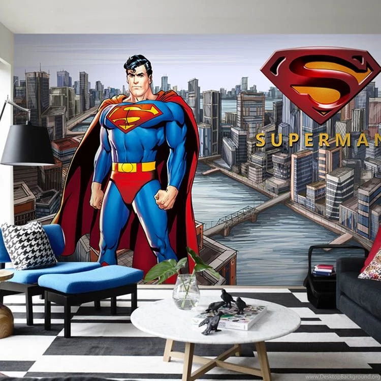Popular 3d Superman Wallpaper Buy Cheap 3d Superman Wallpapers Lots ...
