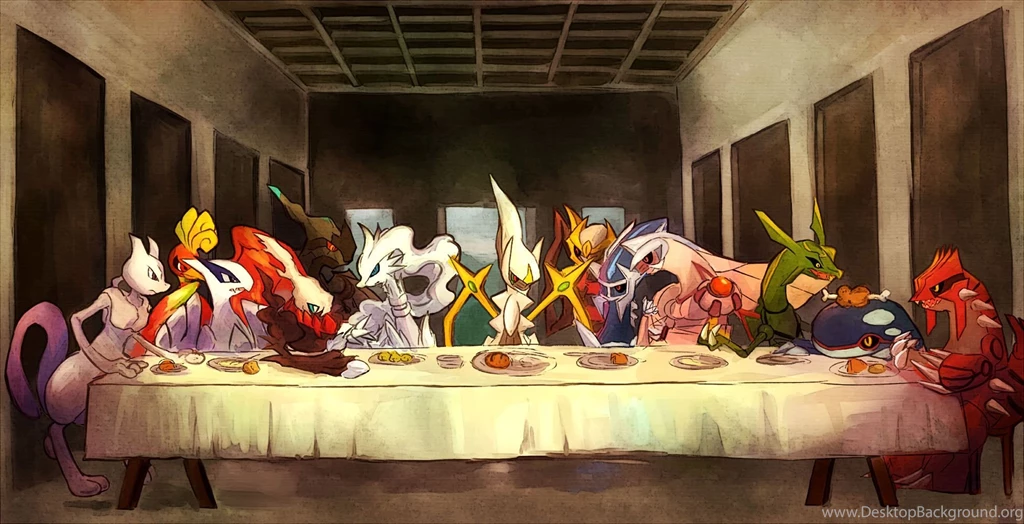 The Last Supper (x post R/wallpapers) : Pokemon