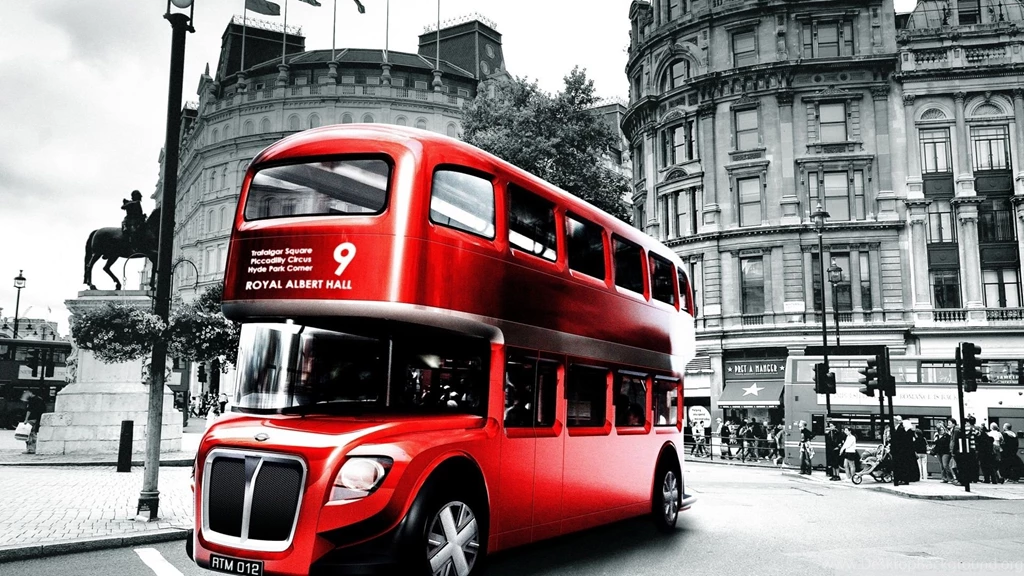 Red London Bus England Hd Wallpapers