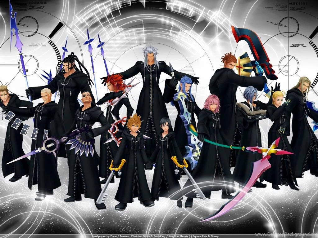 Wallpapers Anime Weapon Organization Xiii Kingdom Hearts And ...