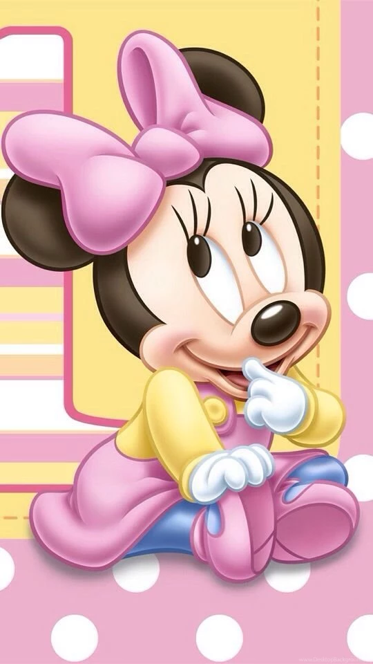 BABY MINNIE MOUSE, IPHONE WALLPAPER BACKGROUND