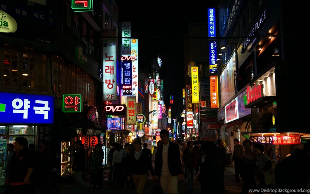 Download Streets Korea Wallpapers 1920x1200