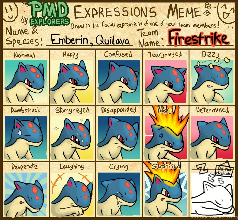 Pokemon Mystery Dungeon Expressions Meme Emberin By Albastrix On ...