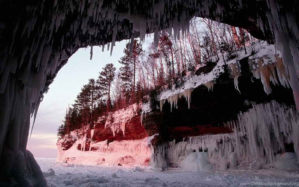 Snow Cavern Sunset >> HD Wallpaper, Get It Now!