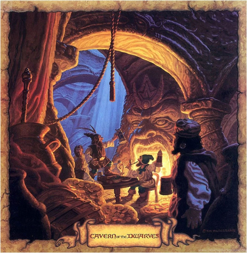 Cavern Of The Dwarves   Fantasy Hobbit Wallpapers Image