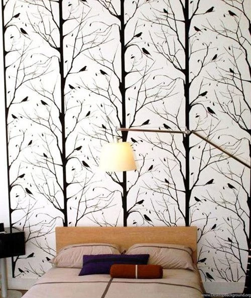 Blackbird Wallpapers In White Design By Cavern Home