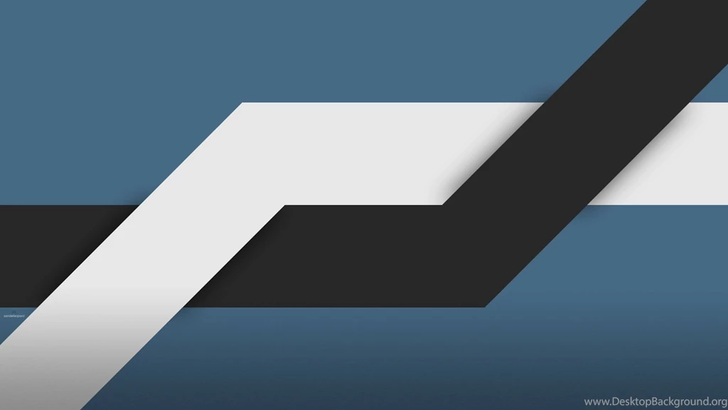 Blue Black Minimalistic White Wallpapers