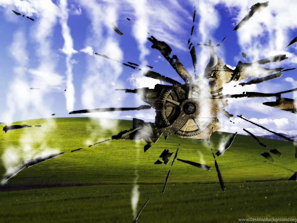 10309) Windows 7 Broken Screen Cool Wallpapers Attachment WalOps.com