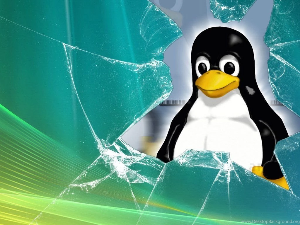Wallpapers Broken Glass Linux 1024 X 768 Operating System ...