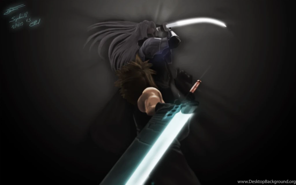 Sephiroth VS Cloud Fan Art By Ema Nymton On DeviantArt
