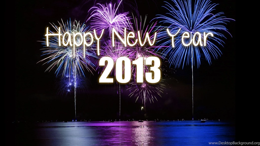 2819) Happy New Year 2015 Fireworks Computer Wallpapers WalOps.com
