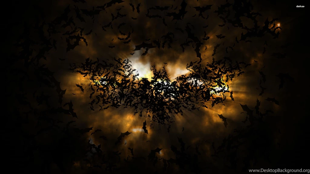 Batman Logo Formed From Bats Wallpapers Digital Art Wallpapers ...