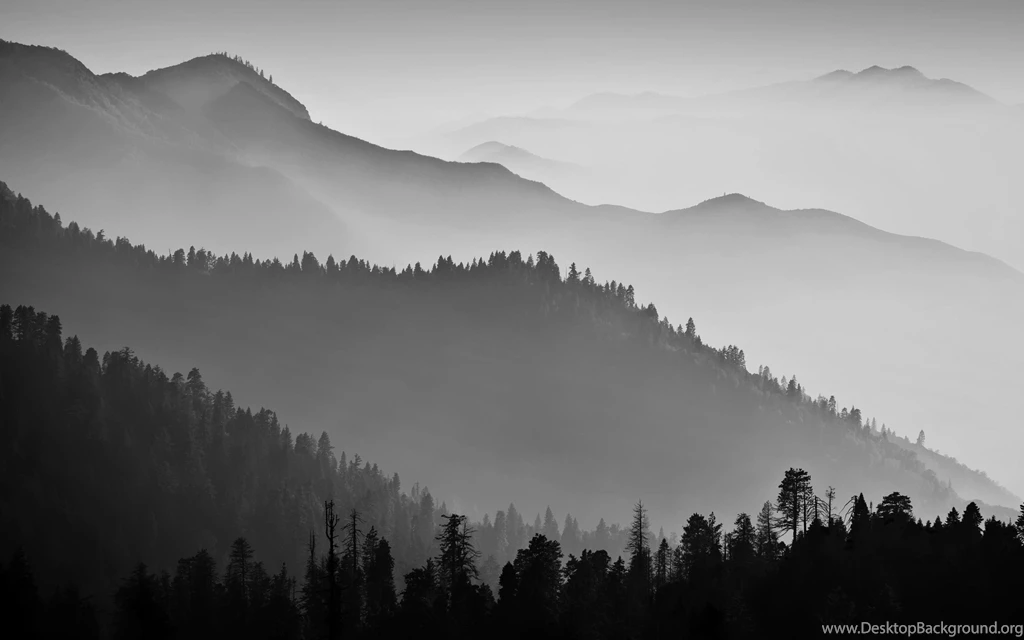 Nature & Landscape Black And White OS X Mavericks Scenery ...