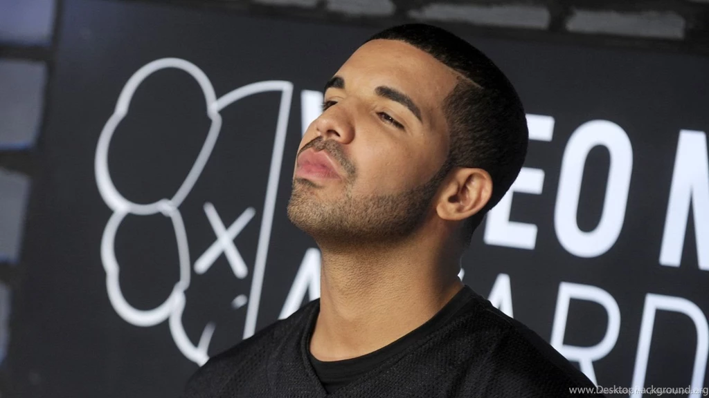 Download 1366x768 Drake In A Black Jersey Wallpapers