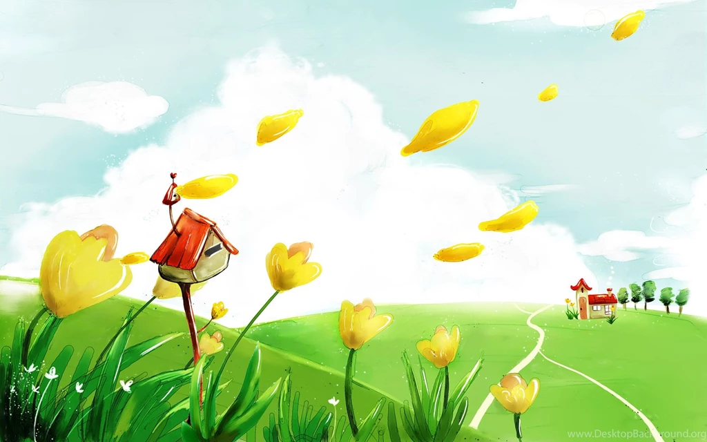 Cartoon Landscape Wallpapers 21558 Fantasy Landscape Cartoon ...