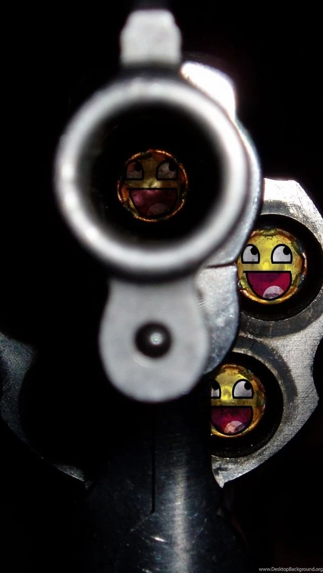 Awesome Gun iPhone 5 Wallpapers