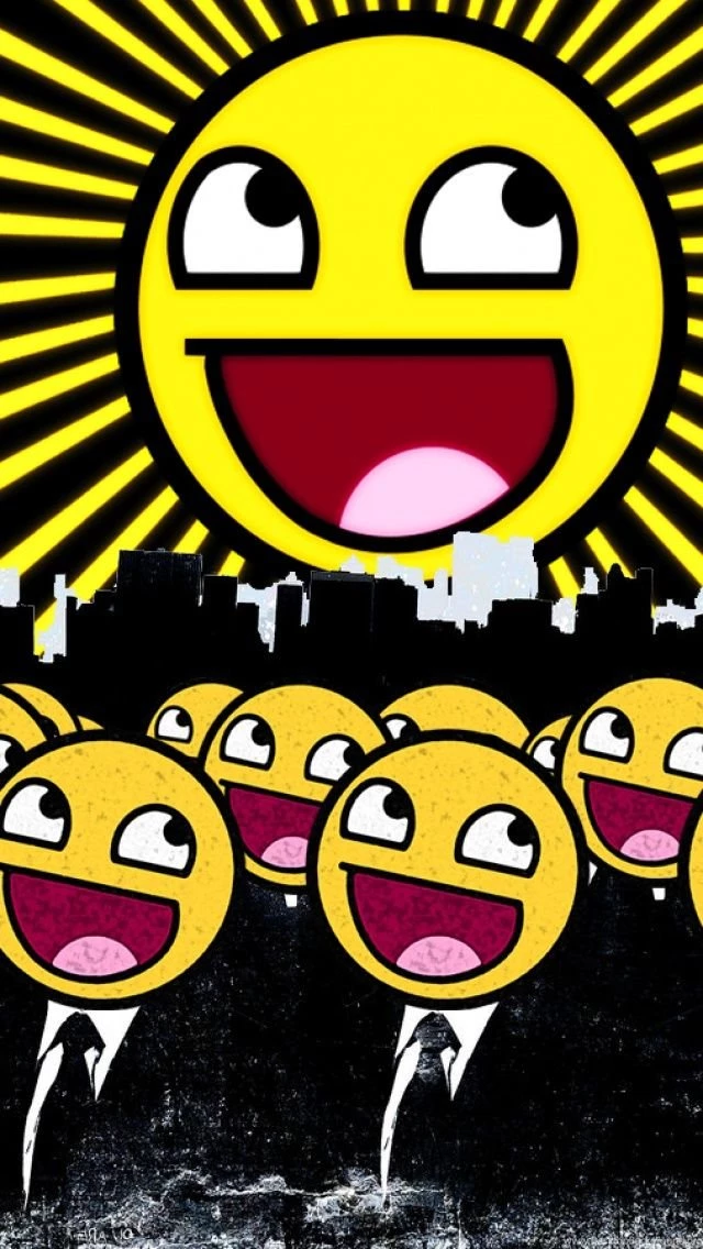Awesome Smiley iPhone 5 Wallpapers