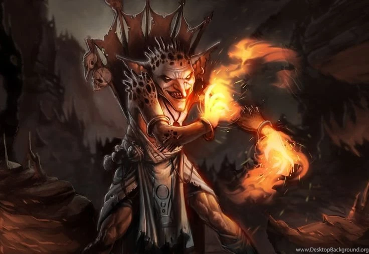 Fantasy Art Goblins Mage Shaman Wallpapers (