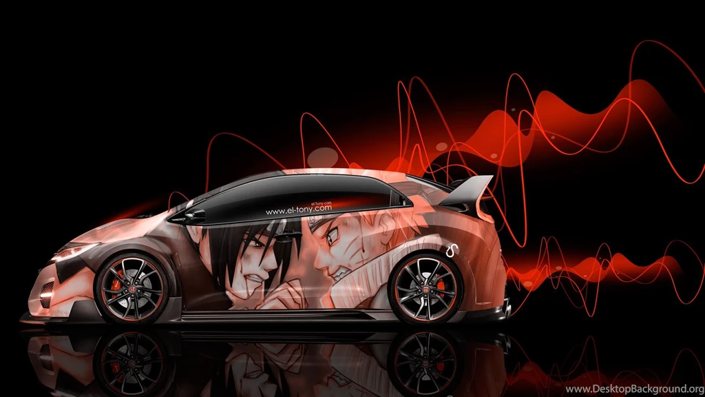 Honda Civic Type R JDM Side Anime Aerography Car 2014 « El Tony