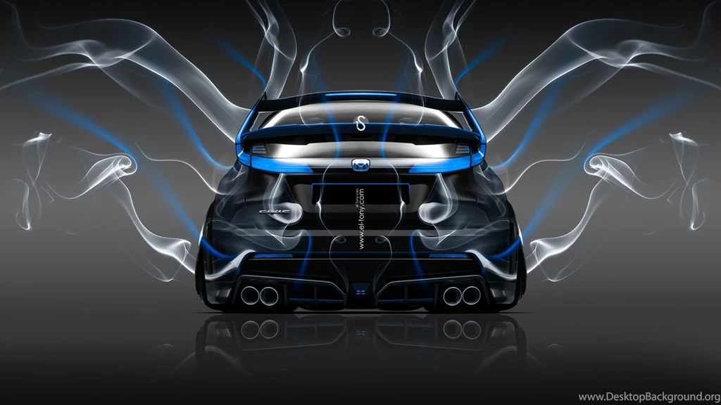 Honda Civic Type R JDM Back Smoke Car 2014 « El Tony