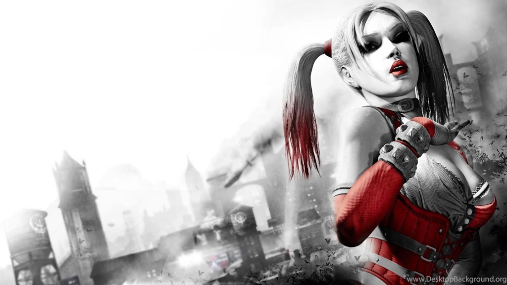 Batman Arkham City Girl Face Lipstick Haircut