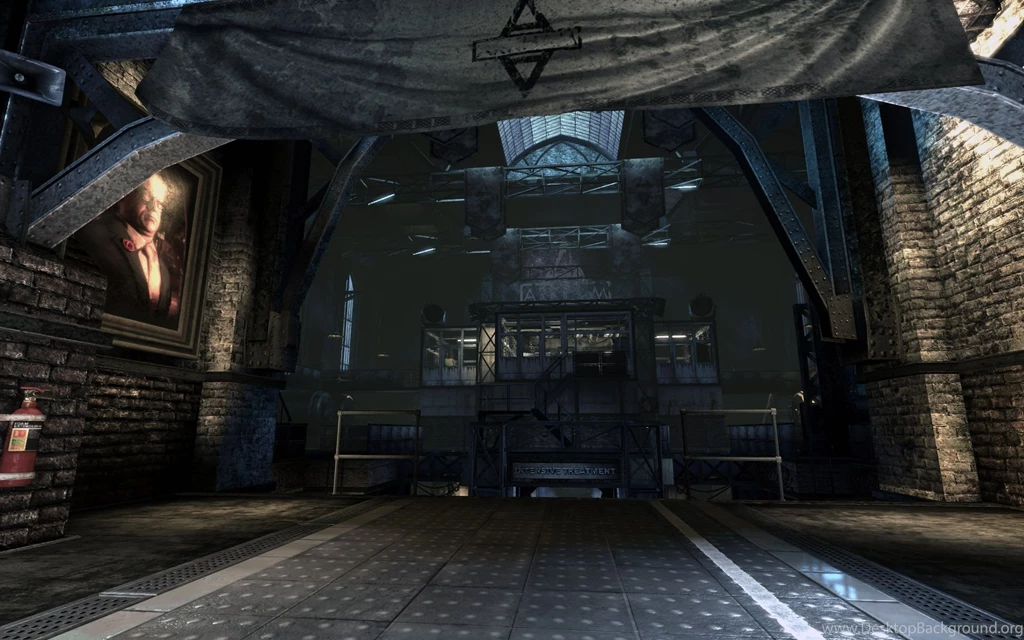 Batman, Arkham, Asylum, Background, Physx, Bullitt, Mirror (