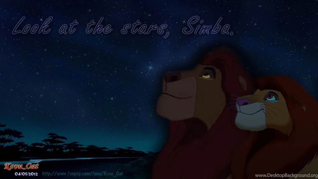 Look At The Stars Simba " The Lion King Wallpapers HD Lion King ...