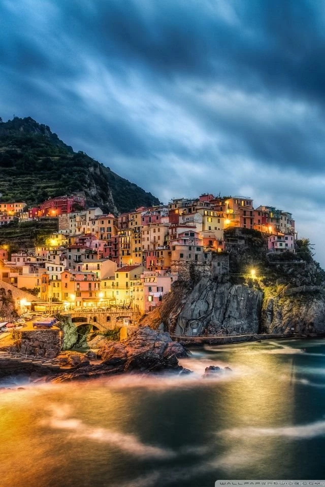 Manarola, Cinque Terre, Italy, Ligurian Sea HD Desktop Wallpapers ...