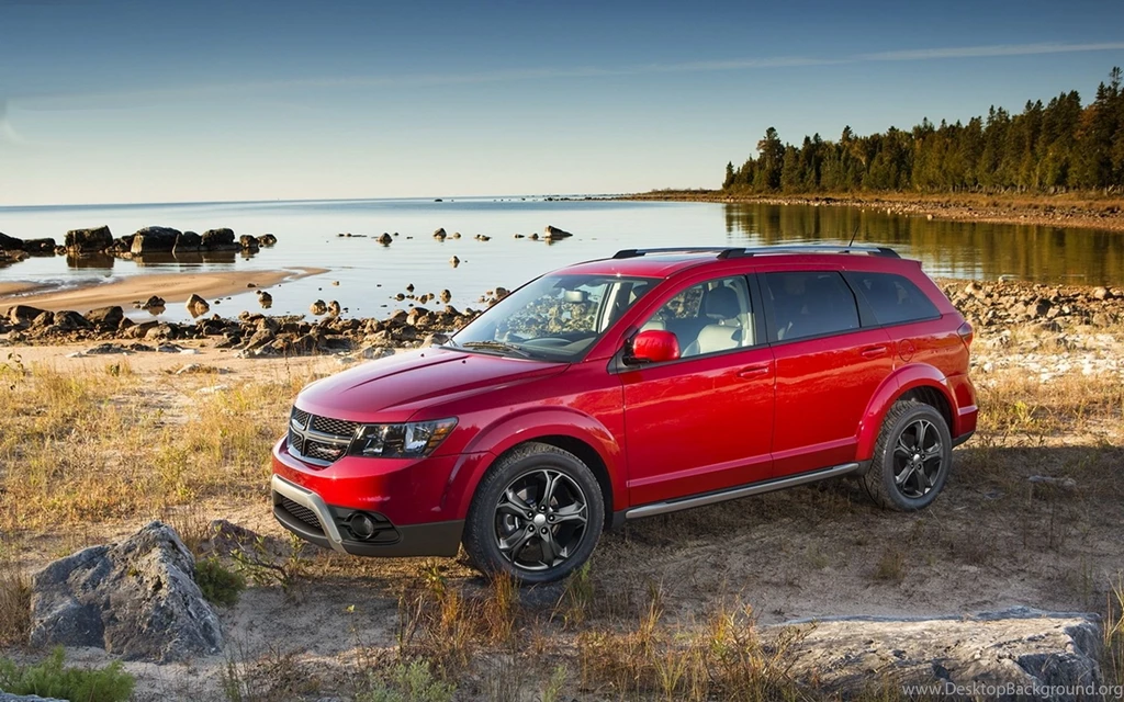 Red Dodge Journey On The Water Side Wallpapers 27171