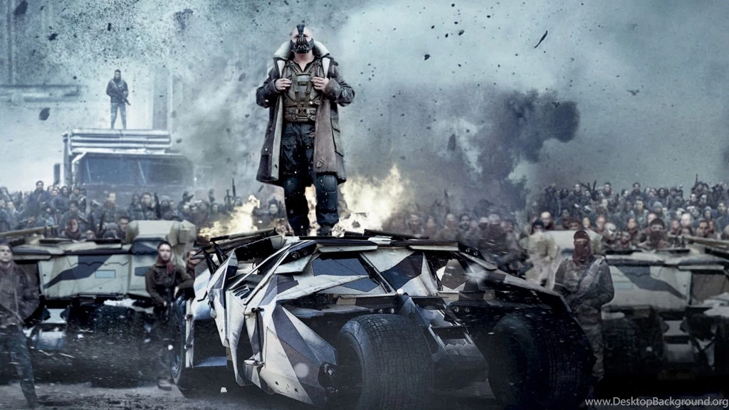 1920x1080 Bane Standing On The Batmobile Wallpapers