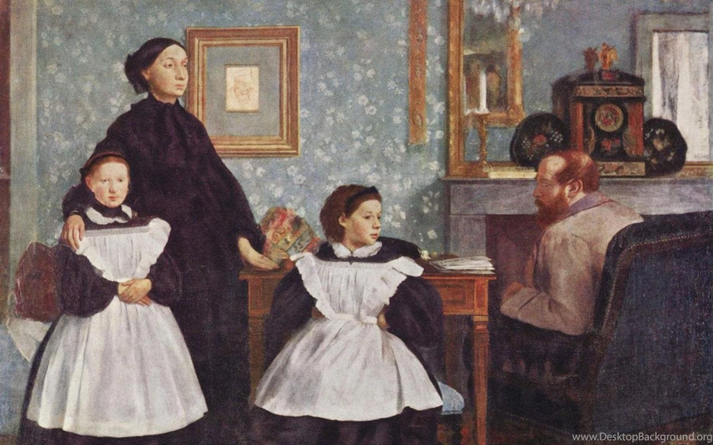 Best Artist Edgar Degas Portrait Of The Bellelli Family ...