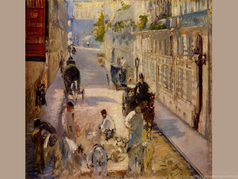 Wallpapers Degas Road Workers Rue De Berne Edouard Manet 800x600 ...